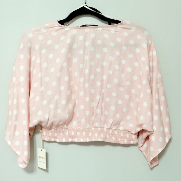 Forever 21 Contemporary Polka Dot Crop Top - Picture 3 of 3